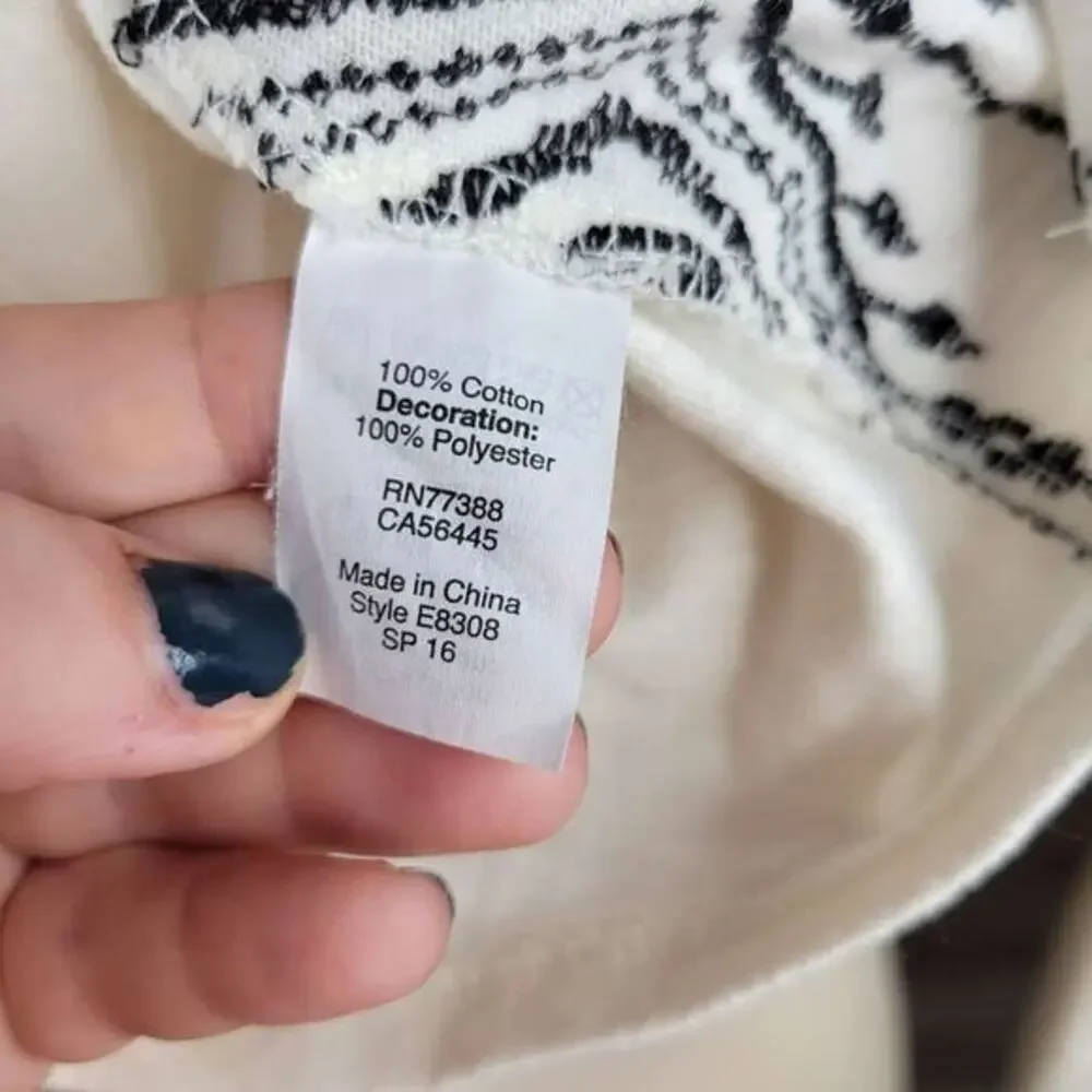 J. Crew Factory Damen Embroidered Shirt - Size XS‎